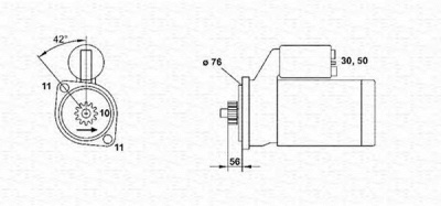 MAGNETI MARELLI 943251434010 -  Стартер